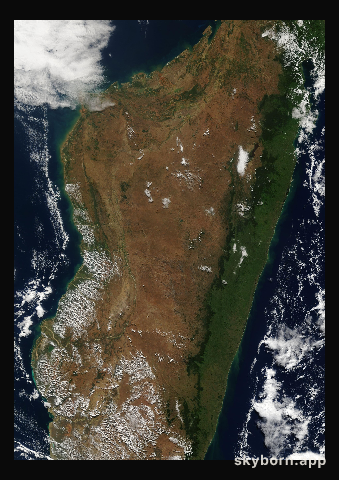 The Earth on 3 July 2003 · Madagascar