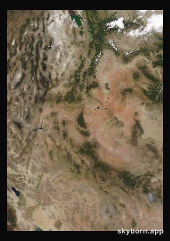 The Earth on 7 July 2003 · Colorado Plateau