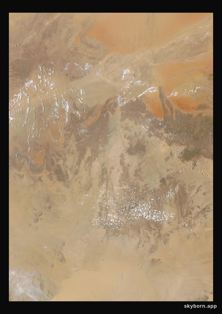 The Earth on 8 July 2003 · Sahara, Algeria
