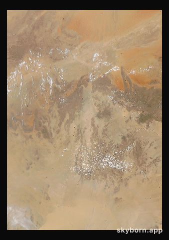The Earth on 8 July 2003 · Sahara, Algeria