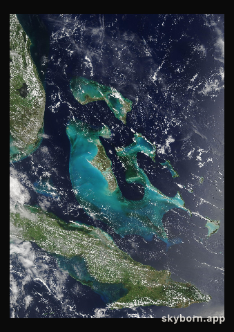 The Earth on 11 July 2003 · Bahamas