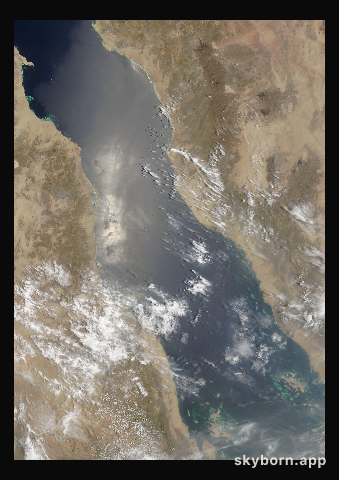 The Earth on 19 July 2003 · Red Sea