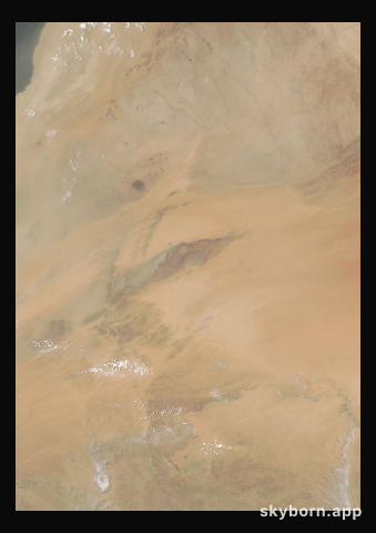 The Earth on 23 July 2003 · Eye of the Sahara, Mauritania