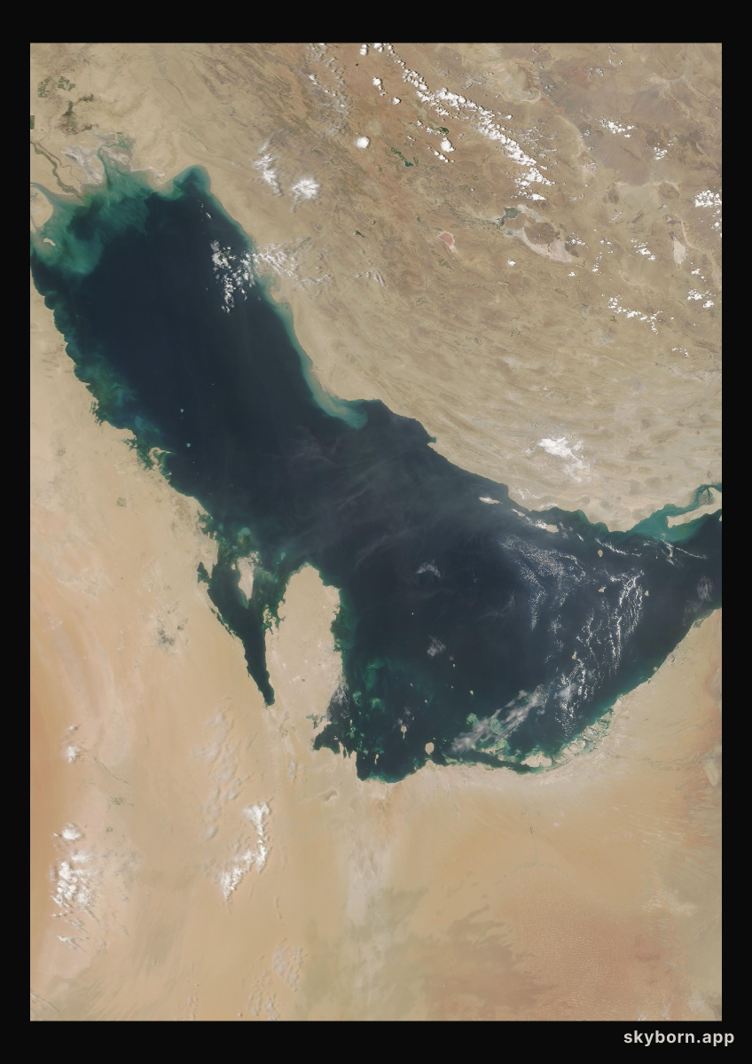The Earth on 24 July 2003 · Persian Gulf