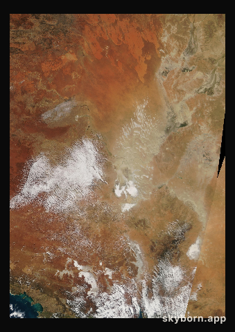 The Earth on 30 July 2003 · Lake Eyre, Australia