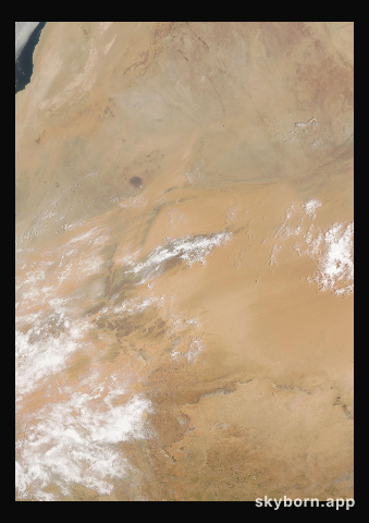 The Earth on 6 August 2003 · Eye of the Sahara, Mauritania