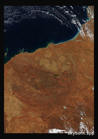 The Earth on 9 August 2003 · Pilbara, Western Australia