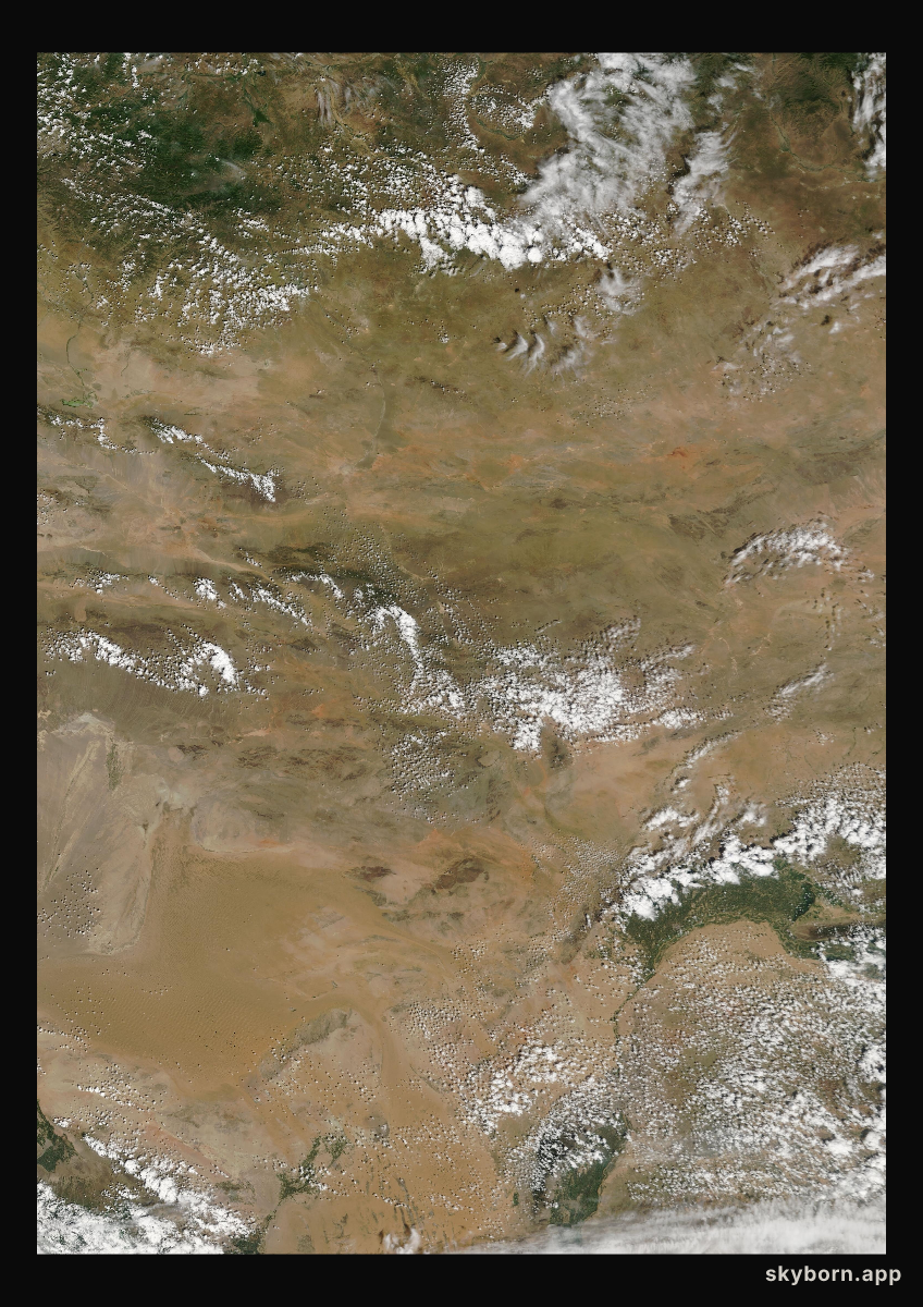 The Earth on 10 August 2003 · Gobi Desert