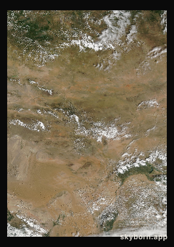 The Earth on 10 August 2003 · Gobi Desert
