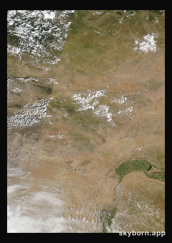 The Earth on 11 August 2003 · Gobi Desert
