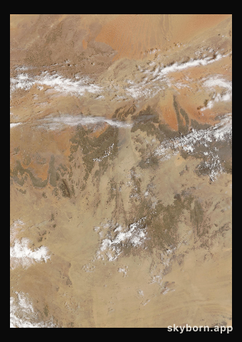 The Earth on 12 August 2003 · Sahara, Algeria