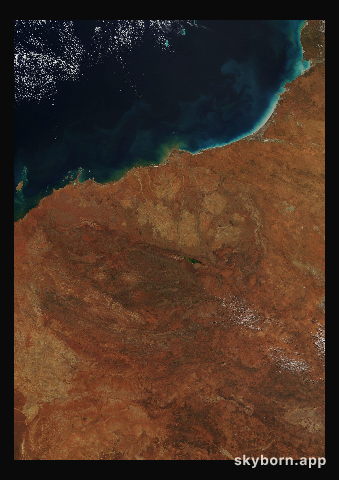 The Earth on 14 August 2003 · Pilbara, Western Australia