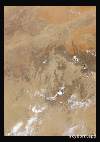 The Earth on 16 August 2003 · Sahara, Algeria