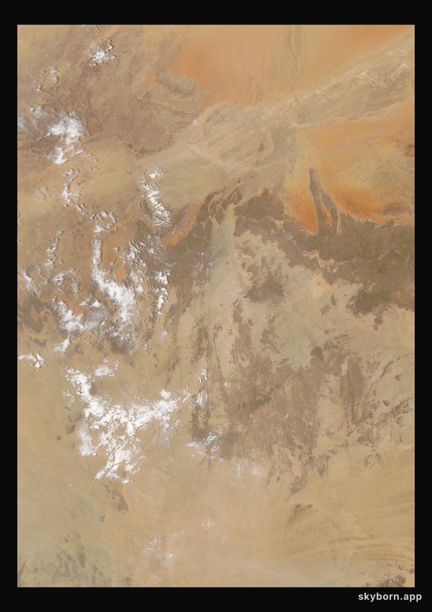 The Earth on 18 August 2003 · Sahara, Algeria