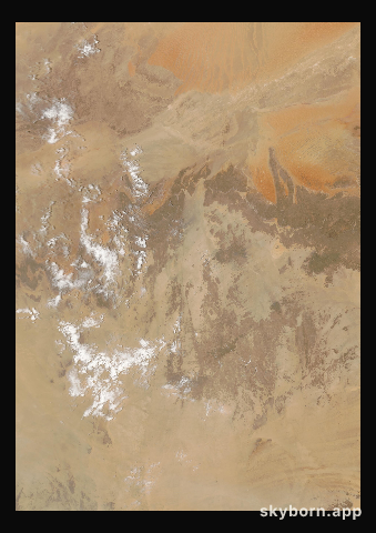 The Earth on 18 August 2003 · Sahara, Algeria
