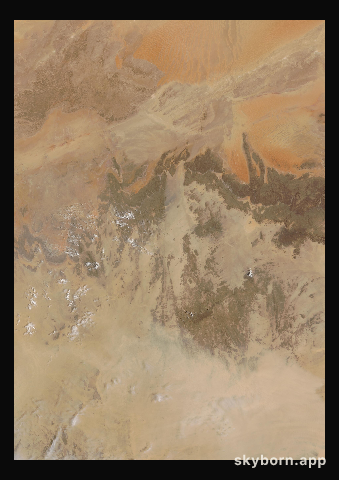 The Earth on 21 August 2003 · Sahara, Algeria