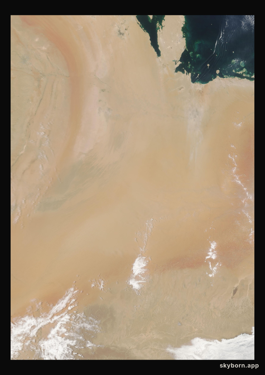 The Earth on 25 August 2003 · Empty Quarter, Arabia