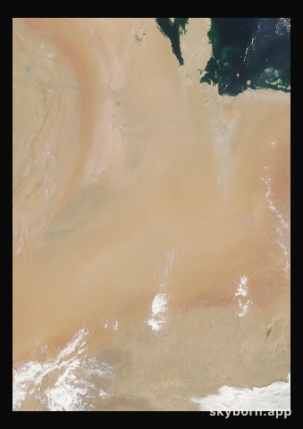 The Earth on 25 August 2003 · Empty Quarter, Arabia