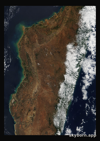 The Earth on 30 August 2003 · Madagascar