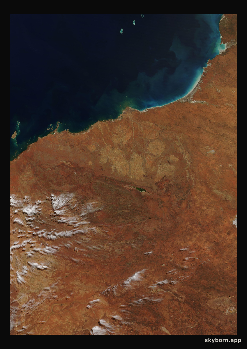 The Earth on 1 September 2003 · Pilbara, Western Australia
