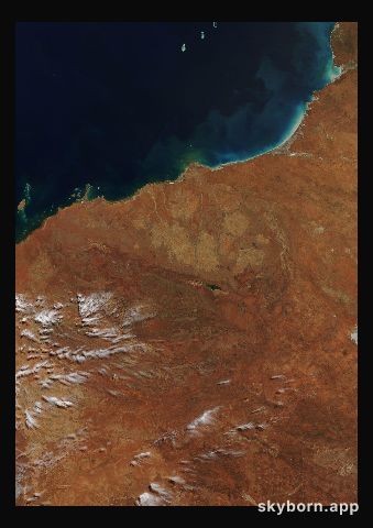 The Earth on 1 September 2003 · Pilbara, Western Australia