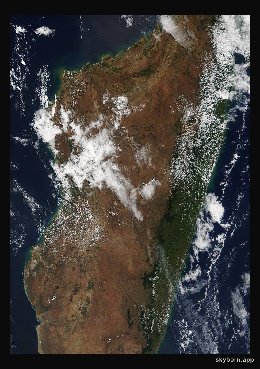 The Earth on 8 September 2003 · Madagascar
