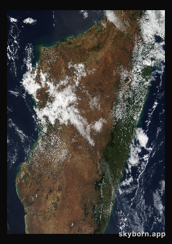 The Earth on 8 September 2003 · Madagascar