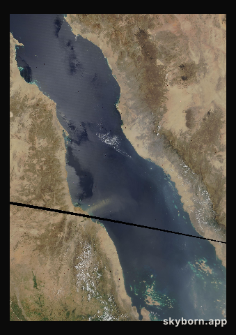 The Earth on 12 September 2003 · Red Sea