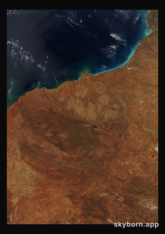The Earth on 13 September 2003 · Pilbara, Western Australia