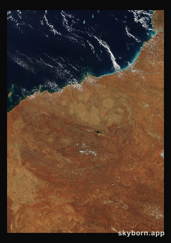 The Earth on 19 September 2003 · Pilbara, Western Australia
