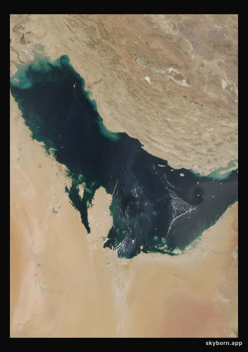 The Earth on 26 September 2003 · Persian Gulf