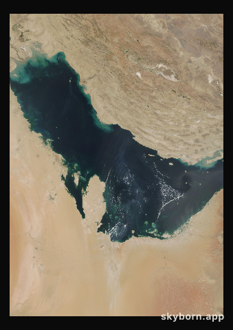 The Earth on 26 September 2003 · Persian Gulf