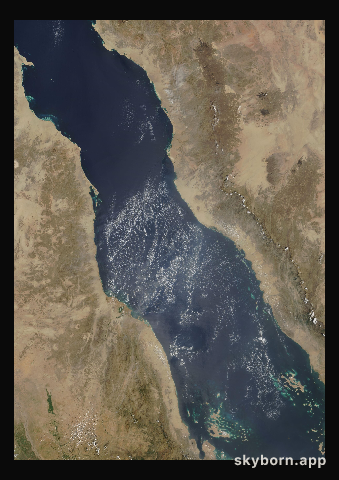 The Earth on 30 September 2003 · Red Sea