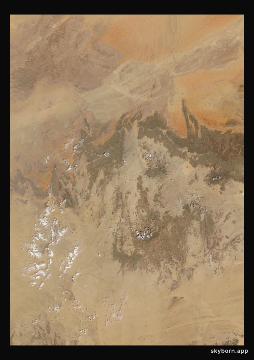 The Earth on 1 October 2003 · Sahara, Algeria