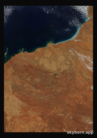 The Earth on 5 October 2003 · Pilbara, Western Australia