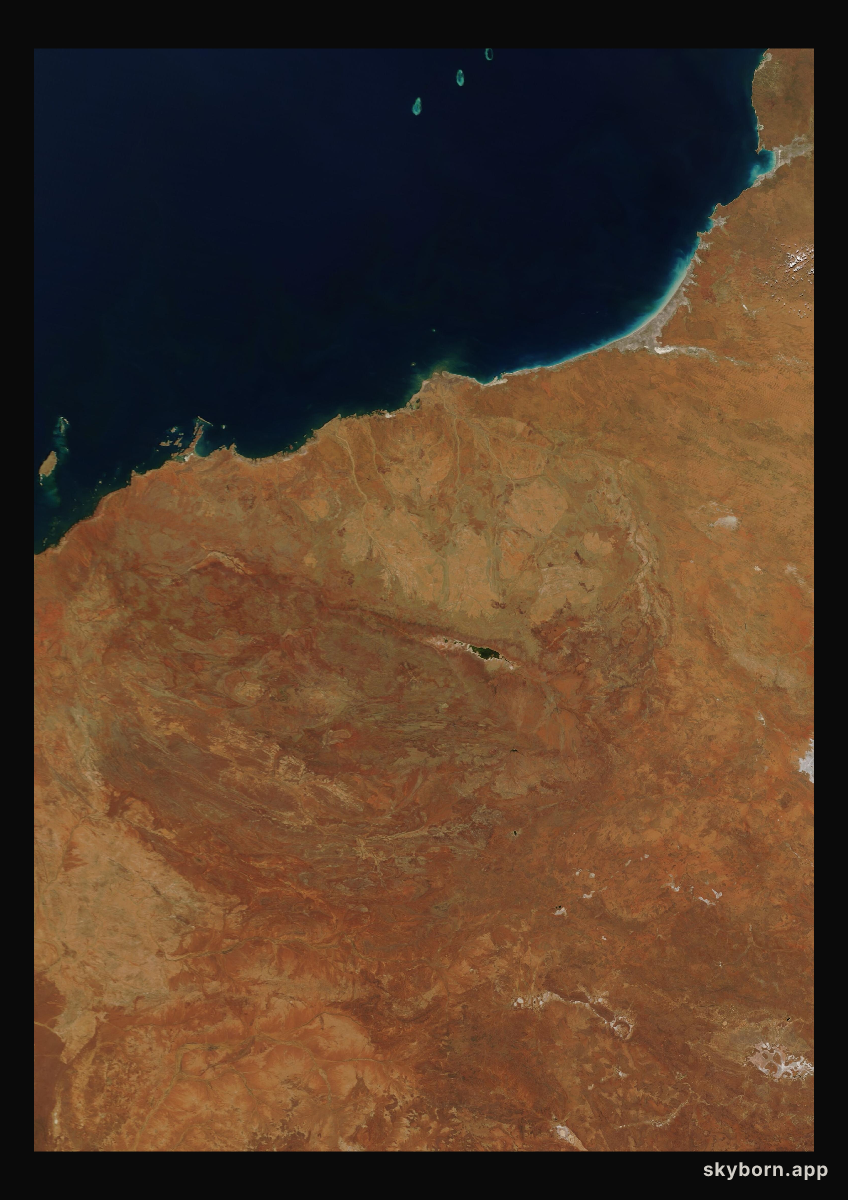 The Earth on 7 October 2003 · Pilbara, Western Australia