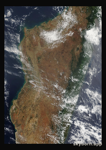 The Earth on 12 October 2003 · Madagascar