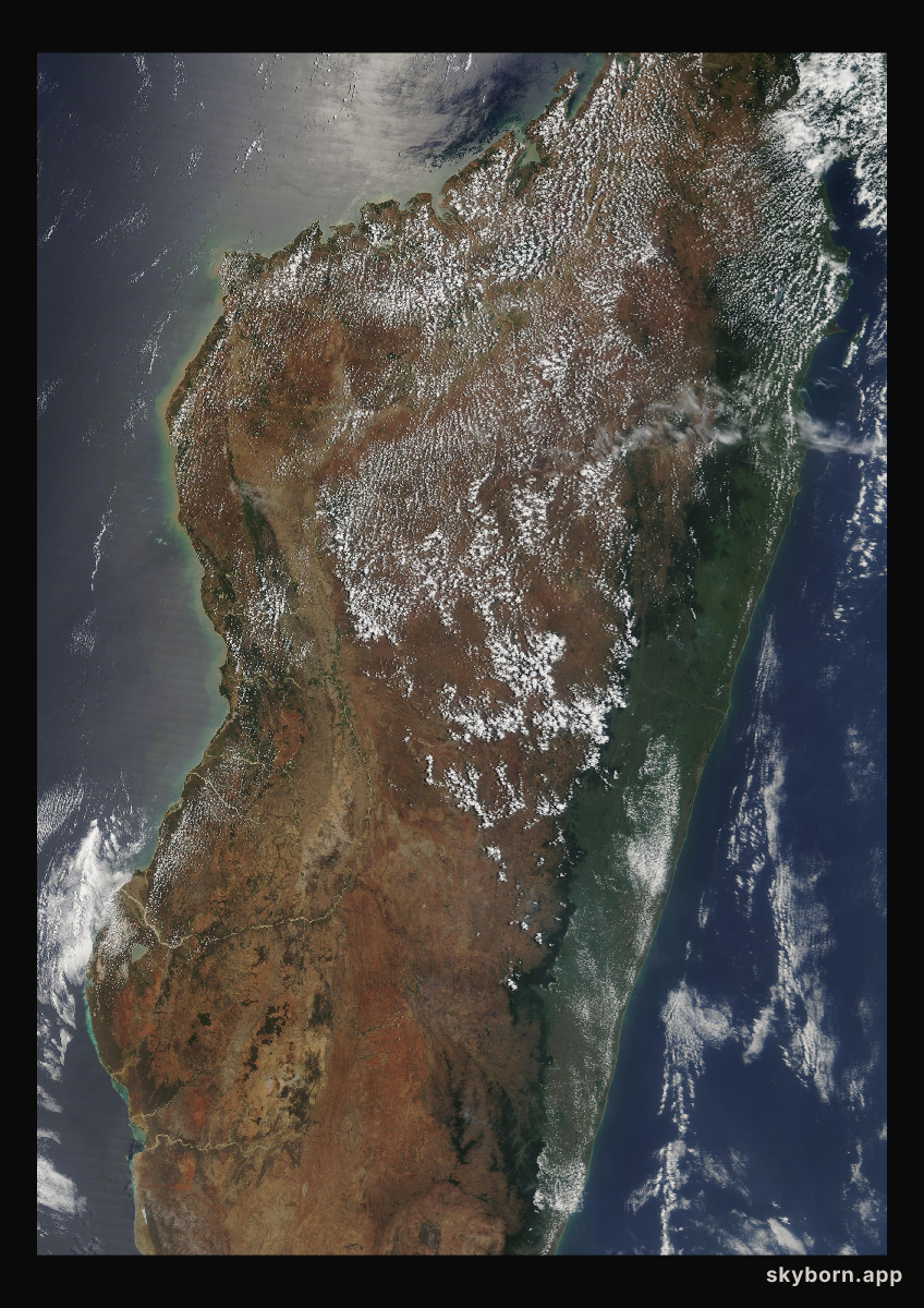 The Earth on 17 October 2003 · Madagascar