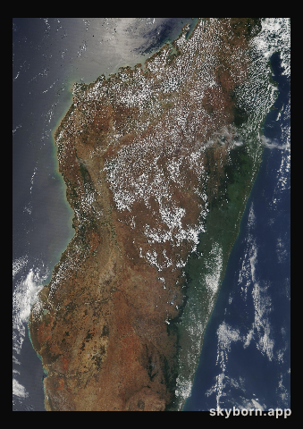 The Earth on 17 October 2003 · Madagascar
