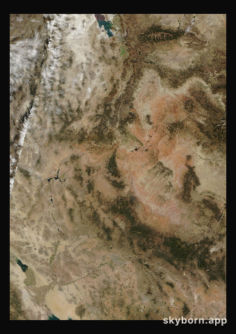 The Earth on 18 October 2003 · Colorado Plateau