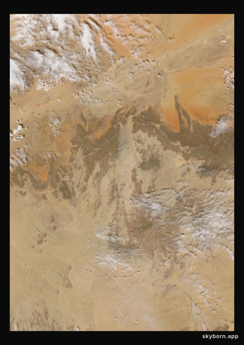 The Earth on 21 October 2003 · Sahara, Algeria