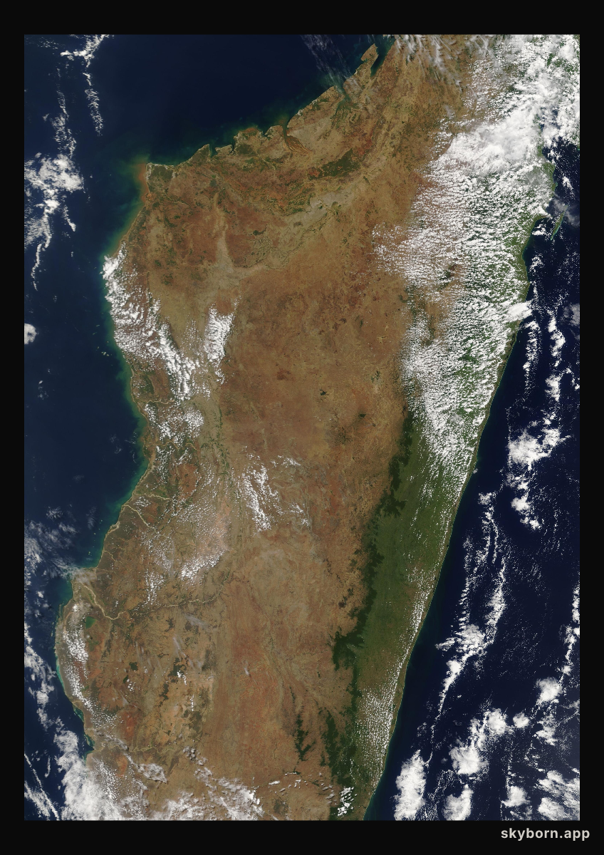 The Earth on 23 October 2003 · Madagascar