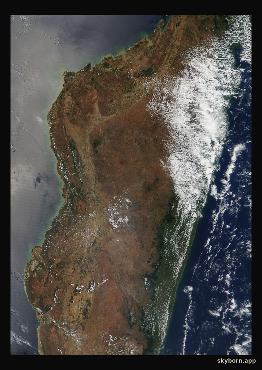 The Earth on 24 October 2003 · Madagascar