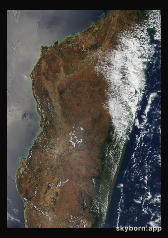 The Earth on 24 October 2003 · Madagascar