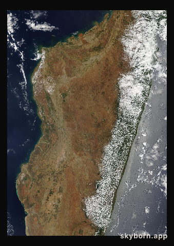 The Earth on 28 October 2003 · Madagascar