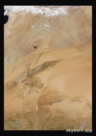 The Earth on 1 November 2003 · Eye of the Sahara, Mauritania