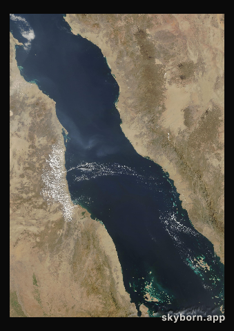 The Earth on 5 November 2003 · Red Sea