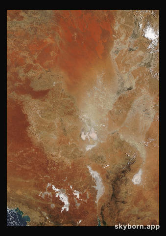 The Earth on 7 November 2003 · Lake Eyre, Australia