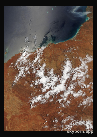 The Earth on 9 November 2003 · Pilbara, Western Australia