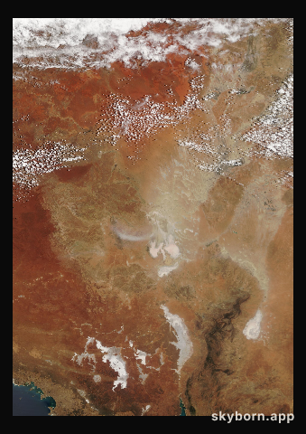 The Earth on 12 November 2003 · Lake Eyre, Australia